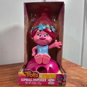 Dreamworks Trolls Poppy Gumball Dispenser Celebration Toys Gumballs Included